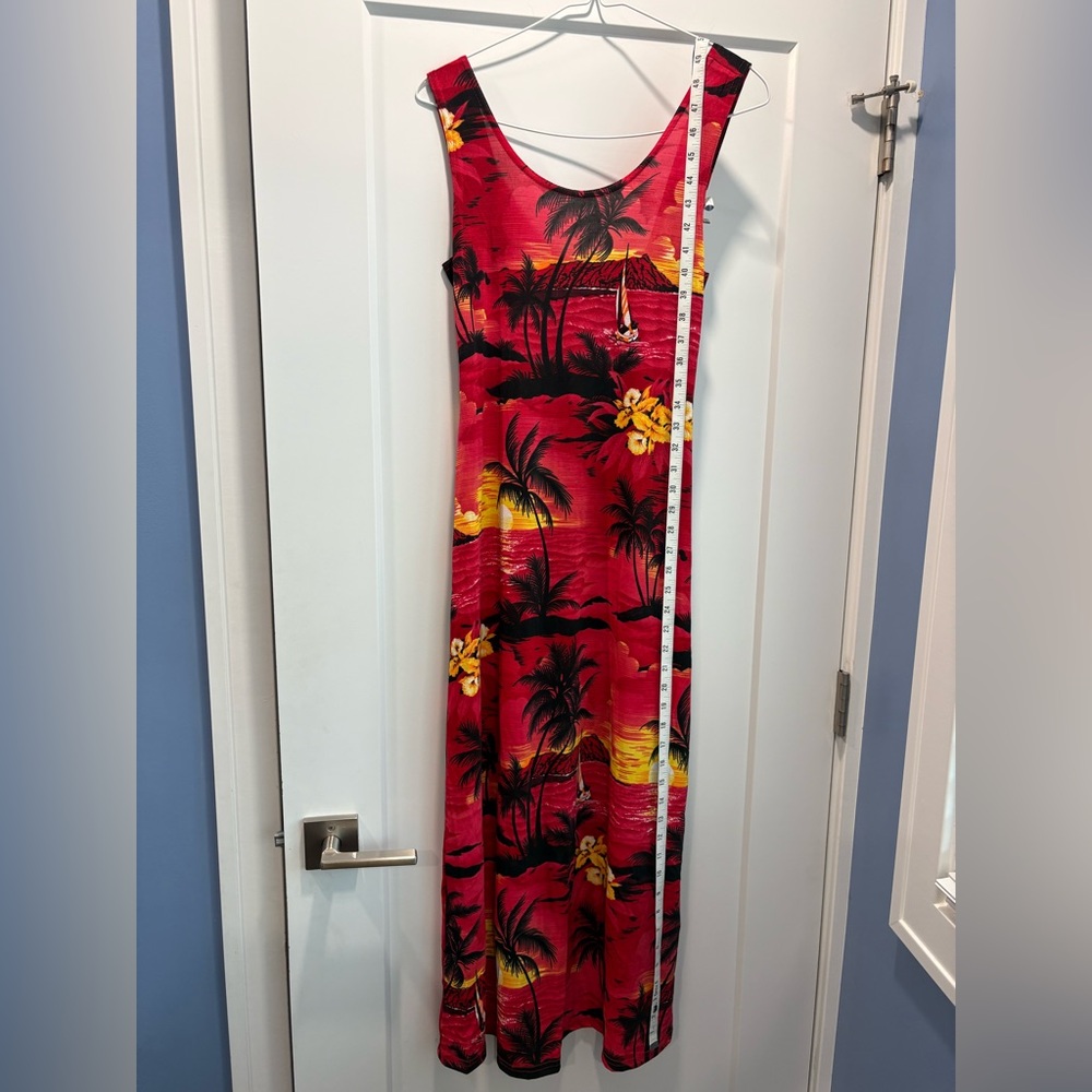 HAWAIIAN MAXI DRESS | Exotic Tropical Vintage Floral Pattern | Women’s Size 4-6 - Picture 6 of 17